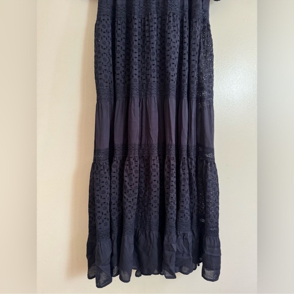 Savannah Navy Blue Maxi Dress - Picture 5 of 8